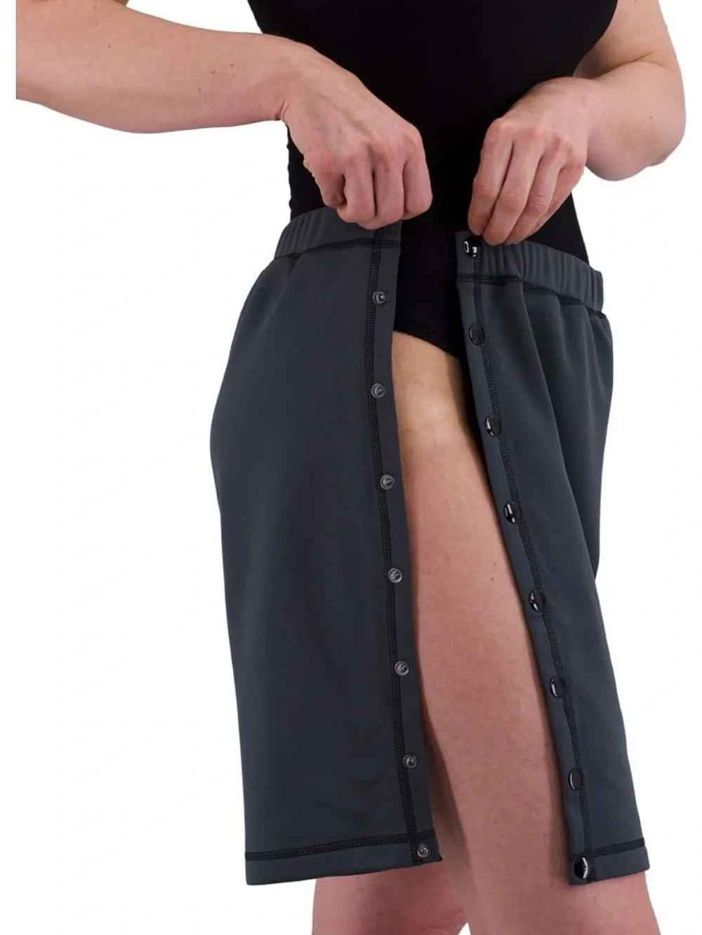 Universal Navy Snap-Panel medical / post surgery, Mobility , recovery Shorts